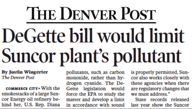 Suncor’s refinery outside of Denver