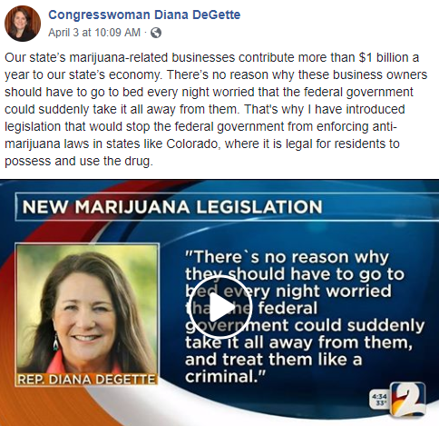 Facebook Watch: anti marijuana laws