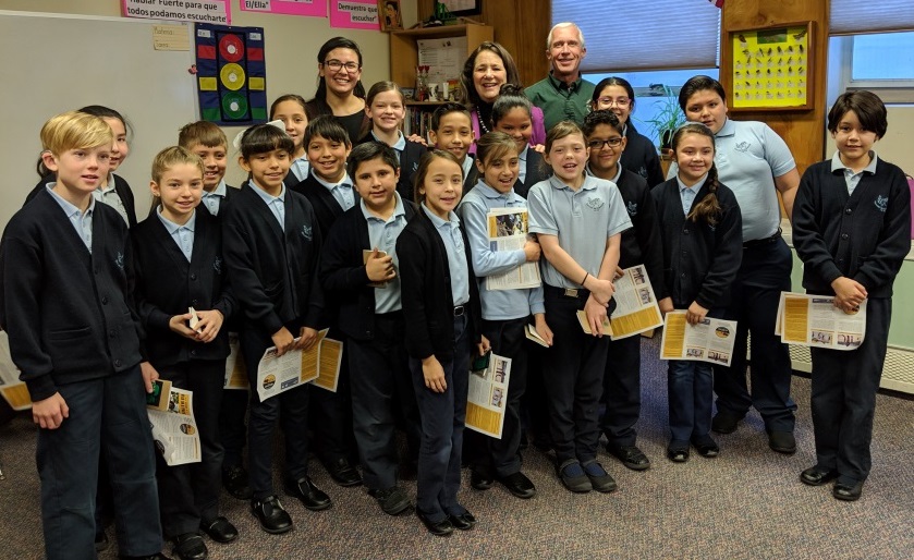 Escuela de Guadalupe fourth grade students 