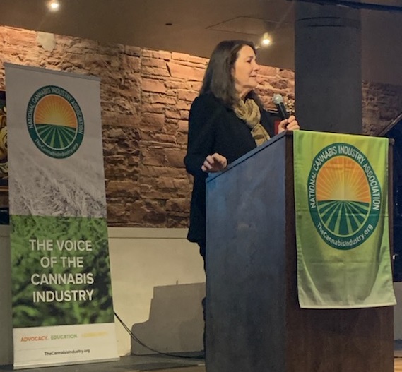 I spoke later that day to a group of roughly one hundred marijuana related business owners