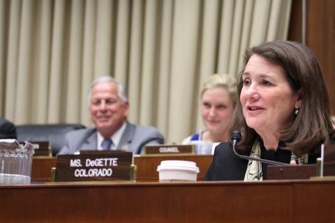 Rep. DeGette questioning the witnesses