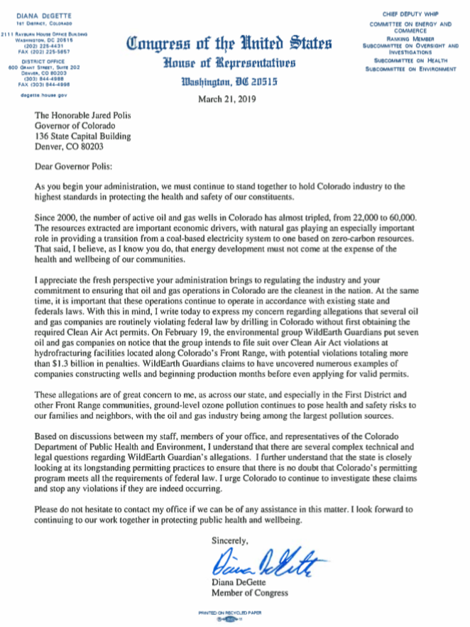 Letter to Polis
